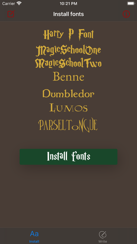 Fonts for Harry Potter theme - 1.1.4 - (macOS)