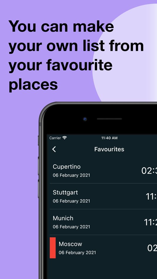 #4. GeographicalTime (iOS) Podle: Umut Onat Artuvan