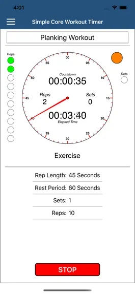 Game screenshot Simple Core Workout Timer apk