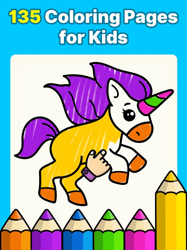 Coloring Books For Kids Ages 2-4: Coloring Pages with Funny, Easy