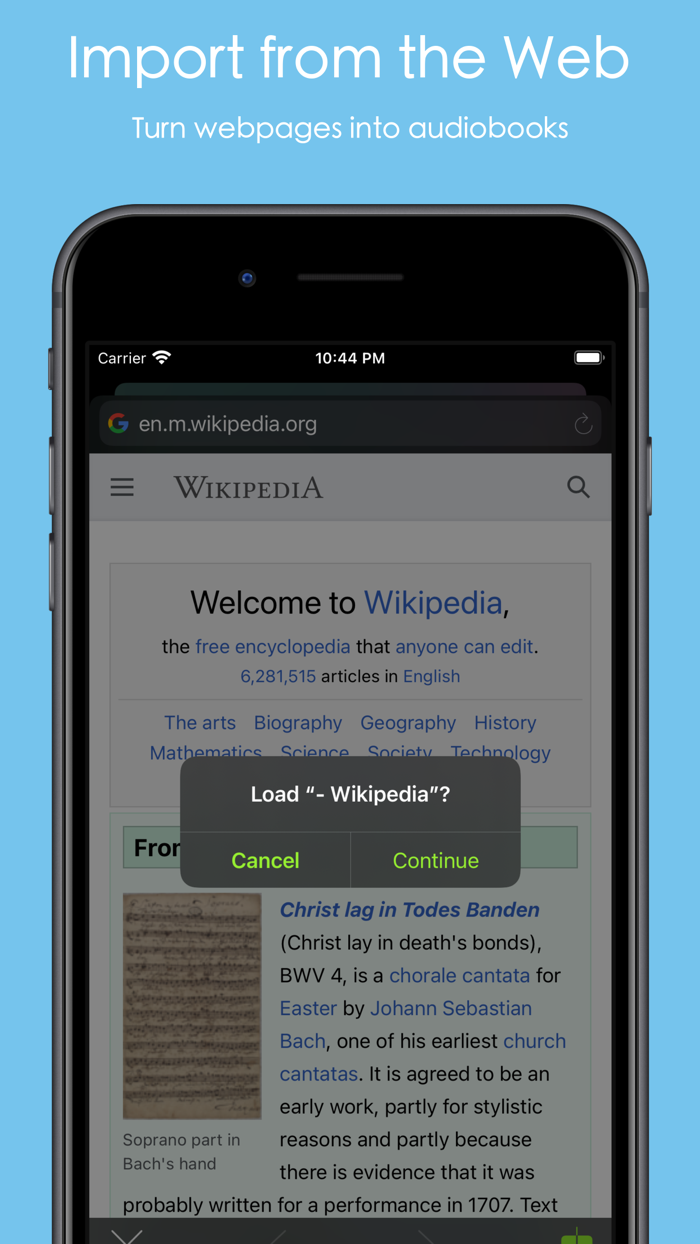 Aloud text to speech reader