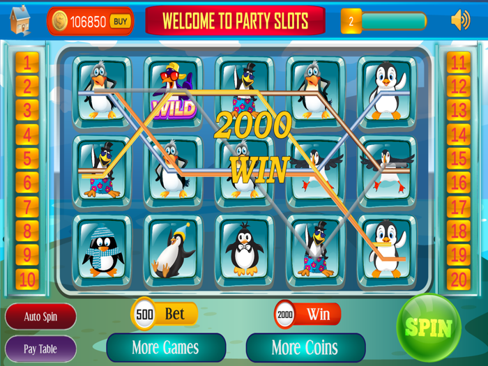 Frozen Penguin Slots Machine