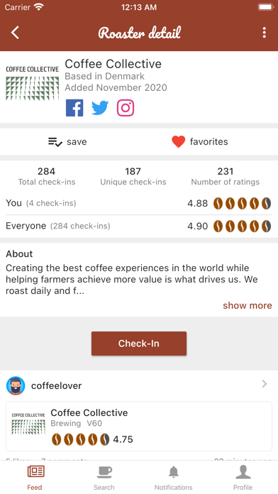 Tasting Coffee Screenshot