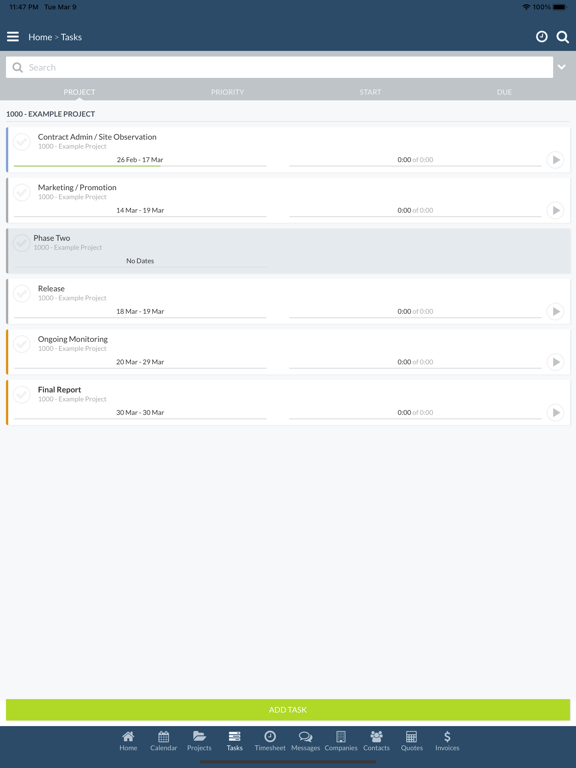 Screenshot #5 pour ProWorkflow