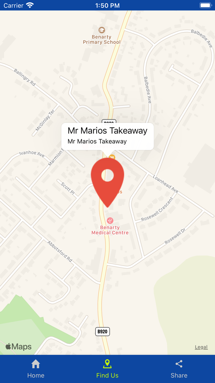 Mr Marios Takeaway