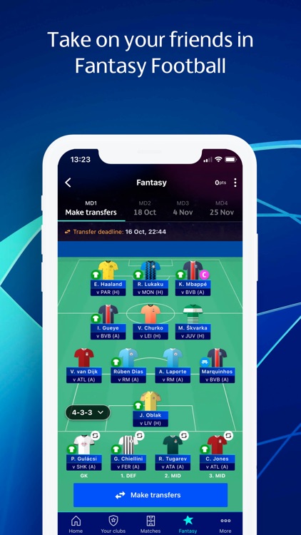 Champions League football screenshot-4