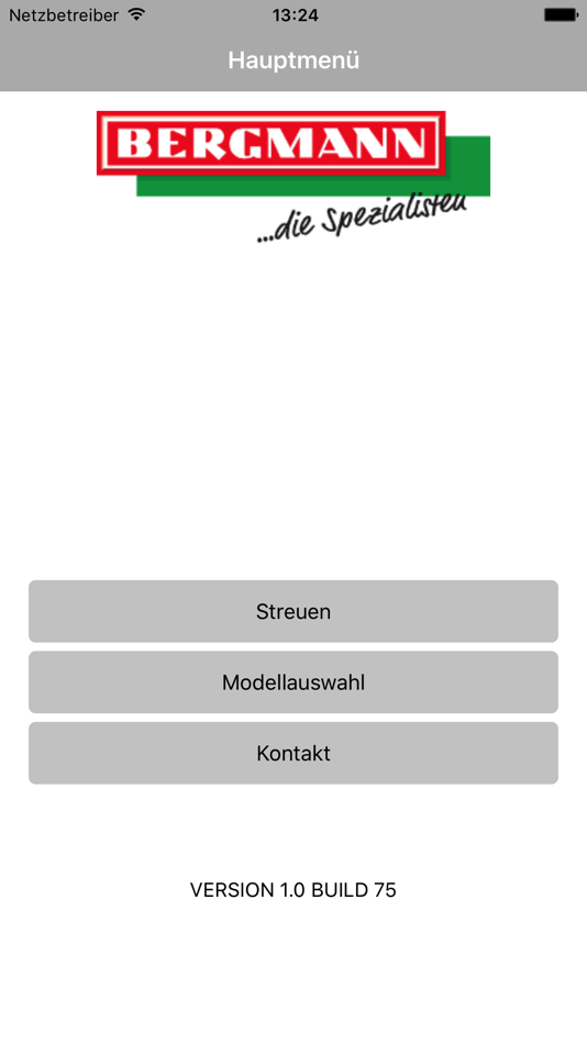 #1. BERGMANN Setting (iOS) 由: Ludwig Bergmann GmbH