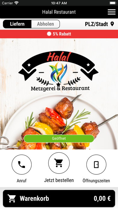 Halal Restaurant Screenshot