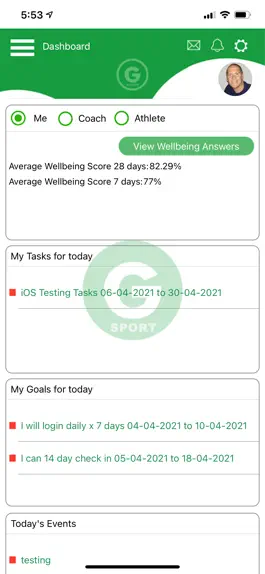Game screenshot Goya Sport App hack