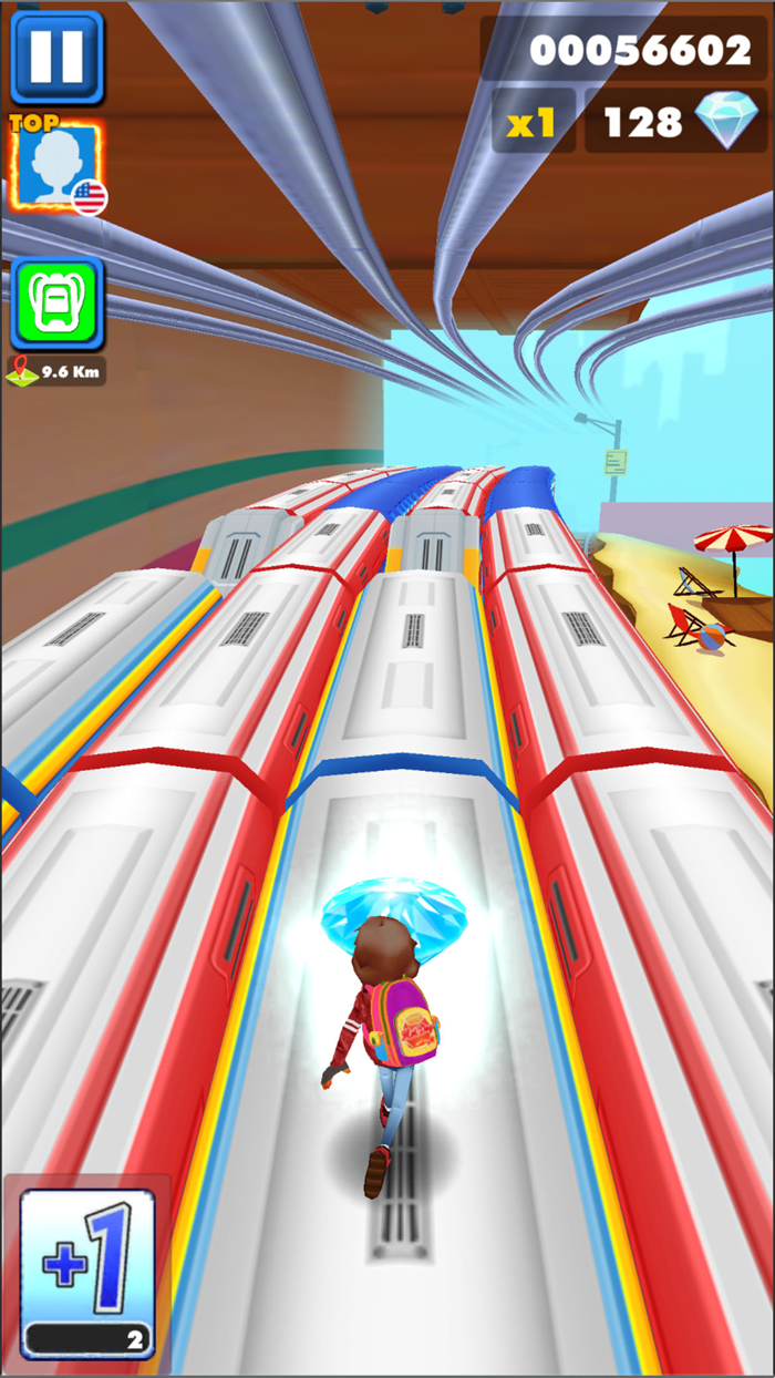 3D Endless Runner Trains City