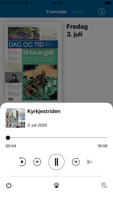 DAG OG TID Screenshot