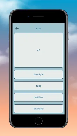 Game screenshot Числа на фарерском языке apk