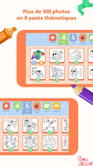 Capture d'écran de Jeux De Coloriage Enfant 3 Ans sur iPhone 2