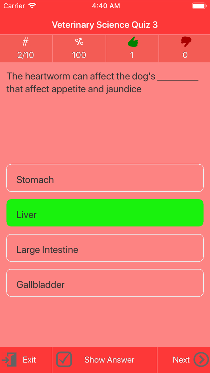 Veterinary Science Quiz