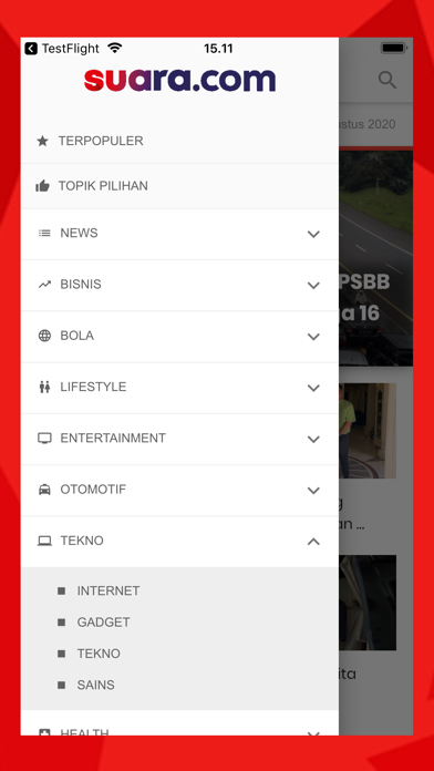 Screenshot #2 pour Suara.com - Portal Berita