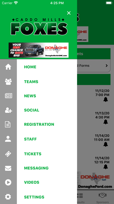 Caddo Mills Foxes Athletics Screenshot