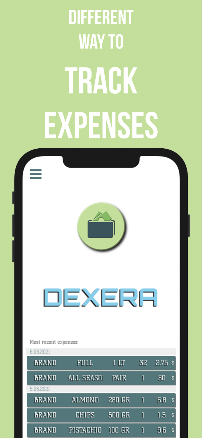 Dexera - Expense Tracker