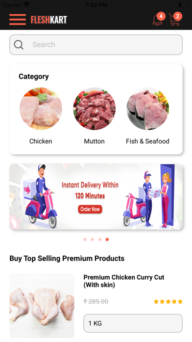Fleshkart – Meat & Fish Online Screenshot