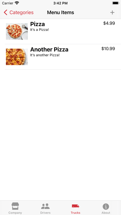 mFood™ - Food Truck Vendor App Screenshot