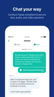 talkspace provider iphone screenshot 2