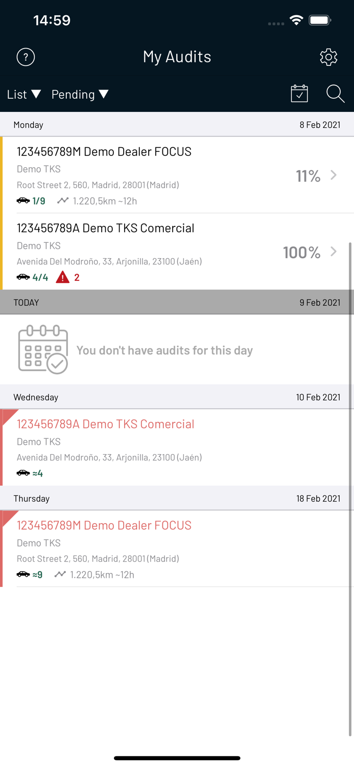 Checks - Audits by TKS