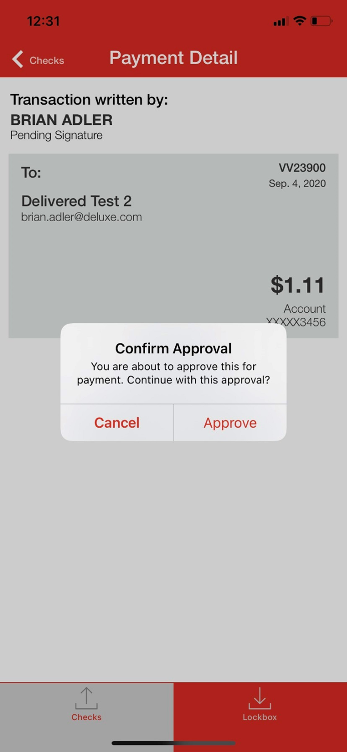 Deluxe Mobile Checkbook