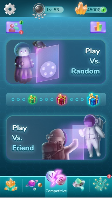 Wordy Crossword Galaxy Puzzle Screenshot