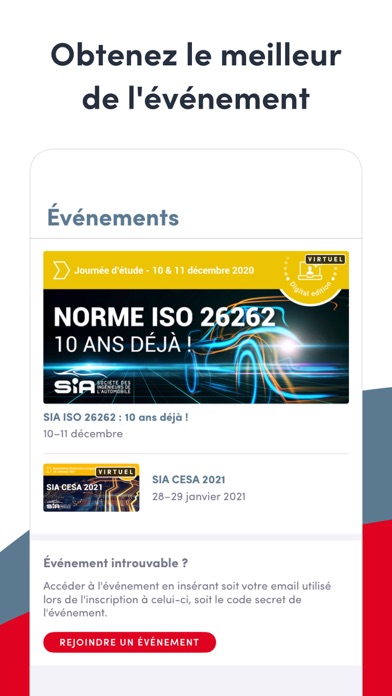 Screenshot #1 pour SIA Meetings
