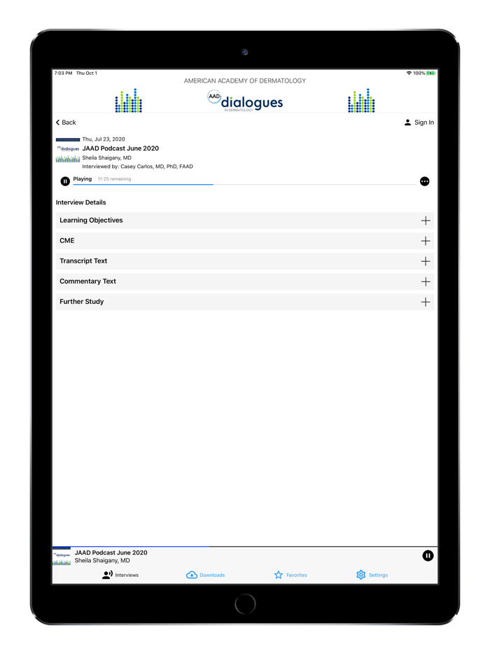 AAD Dialogues in Dermatology