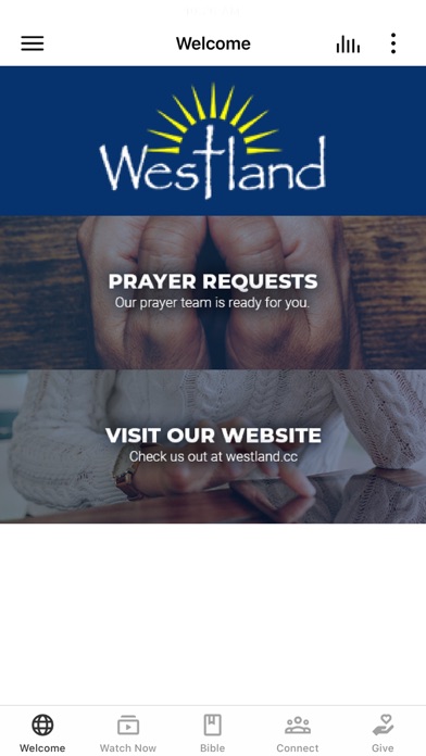 Westland Baptist Church Screenshot