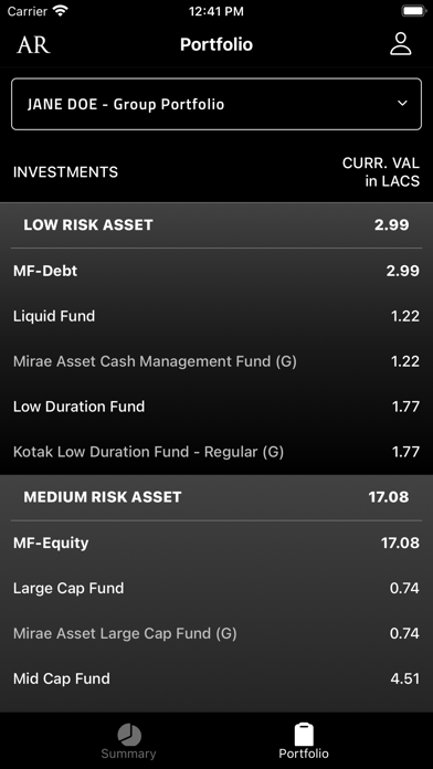 AnandRathi Private Wealth Screenshot