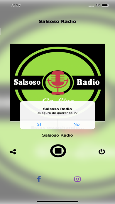 Salsoso Radio Screenshot