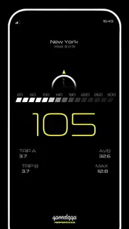 speedapp - speedometer iphone screenshot 1