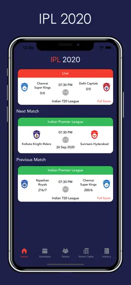 Game screenshot IPL Live score mod apk