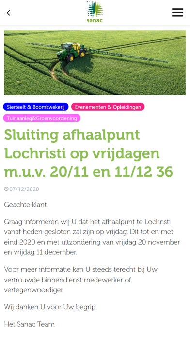 AgriExpert Sanac Screenshot