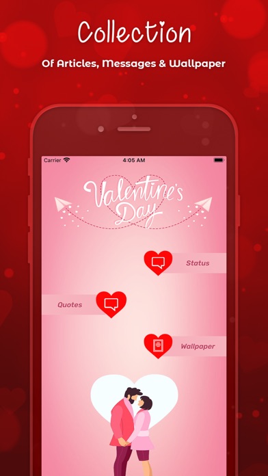 Valentine Romantic Love Quotes Screenshot