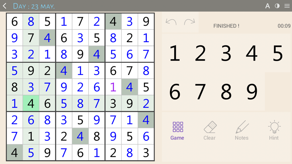 #7. Sudoku - Classic brain teaser (iOS) 由: Quarzo Apps