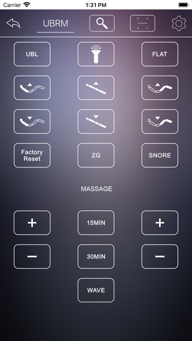 Germany Motions GM Bed Control Screenshot