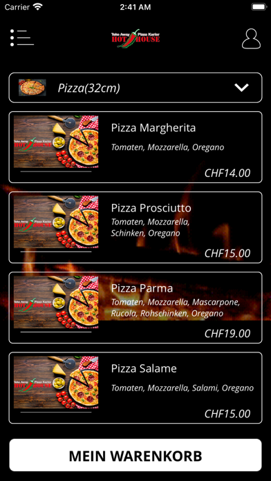 Hothouse Pizza Kloten Screenshot