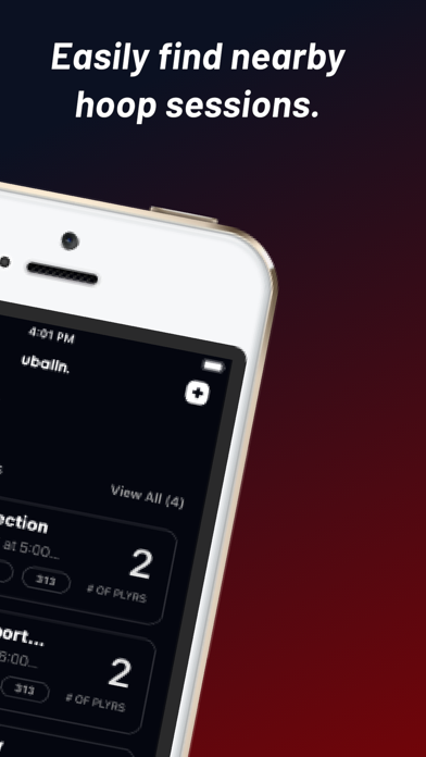 uballn - pickup basketball app Screenshot