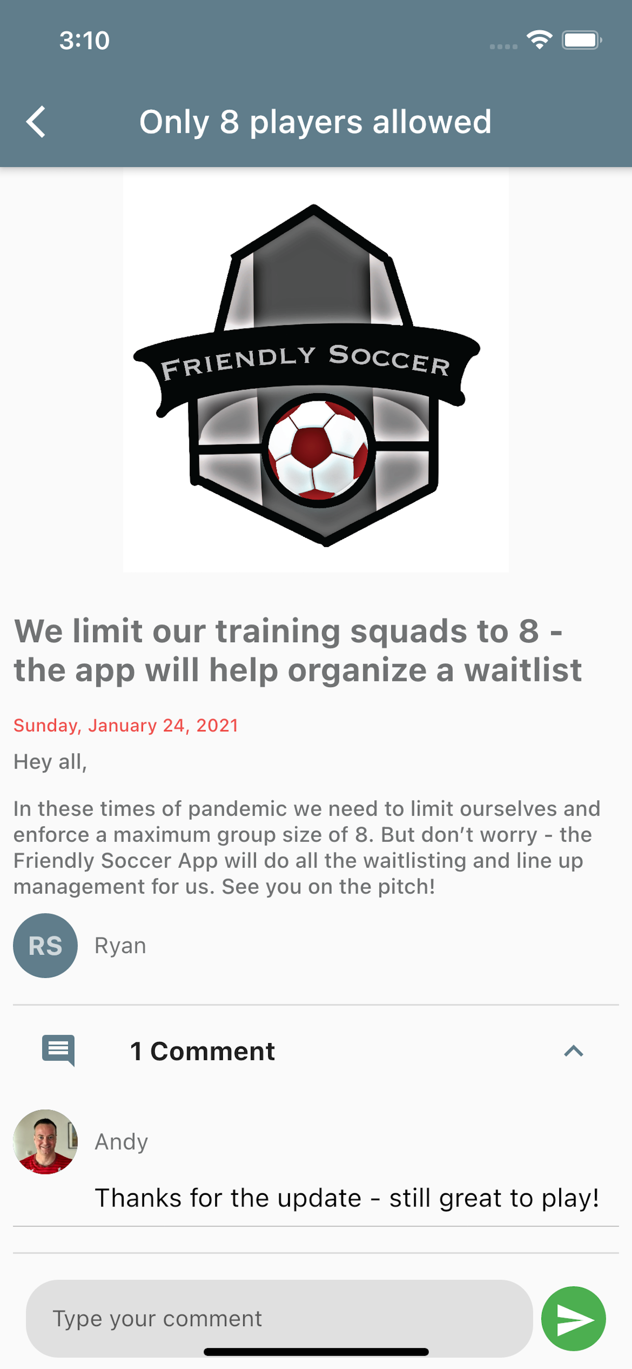 Friendly Soccer