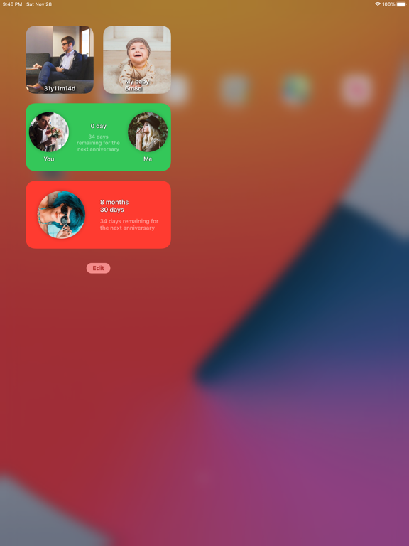 Screenshot #4 pour Memorial Widgets