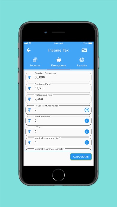 Screenshot #1 pour Tapraisal Pro - Income Tax Cal