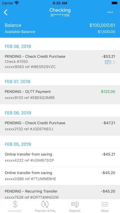 North Coast Credit Union Screenshot
