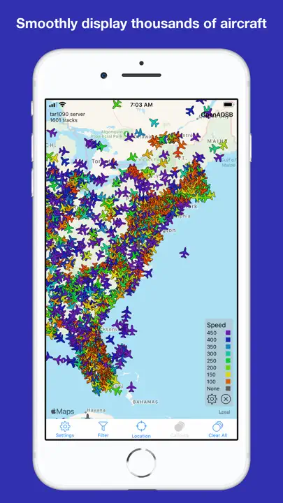 OpenADSB iPhone Screenshot 5
