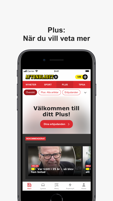 Aftonbladet Nyheter Screenshot