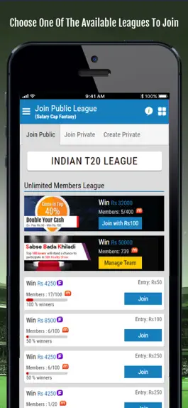 Game screenshot Cricket Country Fantasy League mod apk
