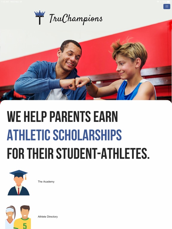 TruChampions iPad screenshot 1 - Sports app