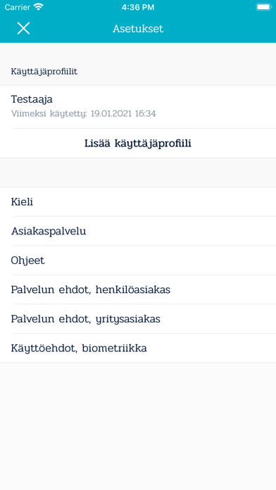 Säästöpankki Tunnistus Screenshot