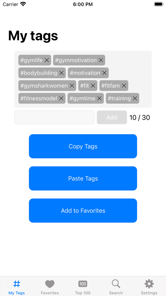 in Tags - Hashtags generator - 1.0 - (iOS)
